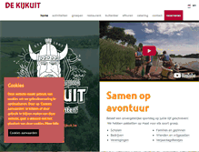 Tablet Screenshot of dekijkuit.be